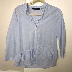 Zara Striped Button Down